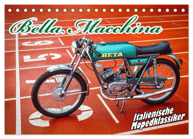 Produktbild: Bella Macchina (Tischkalender 2026 DIN A5 quer), CALVENDO Monatskalender