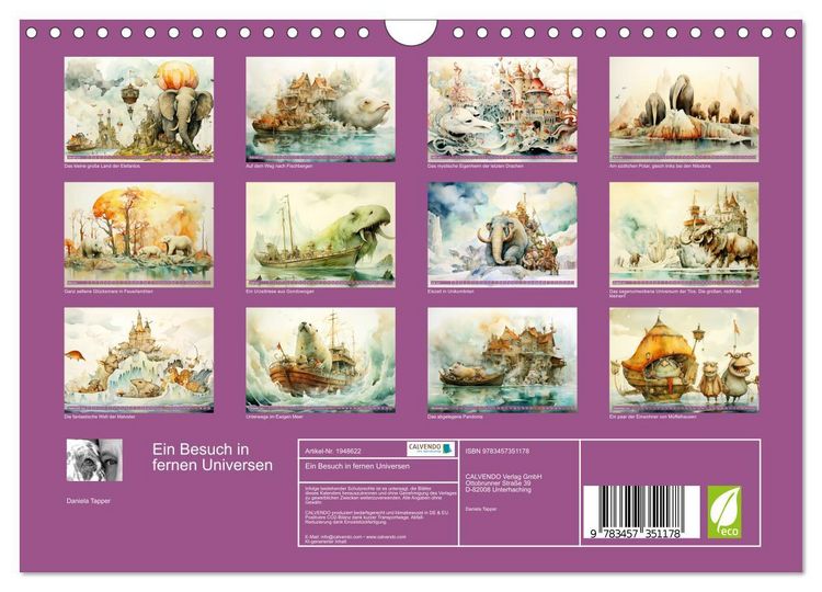 Produktbild: Ein Besuch in fernen Universen (Wandkalender 2026 DIN A4 quer), CALVENDO Monatskalender