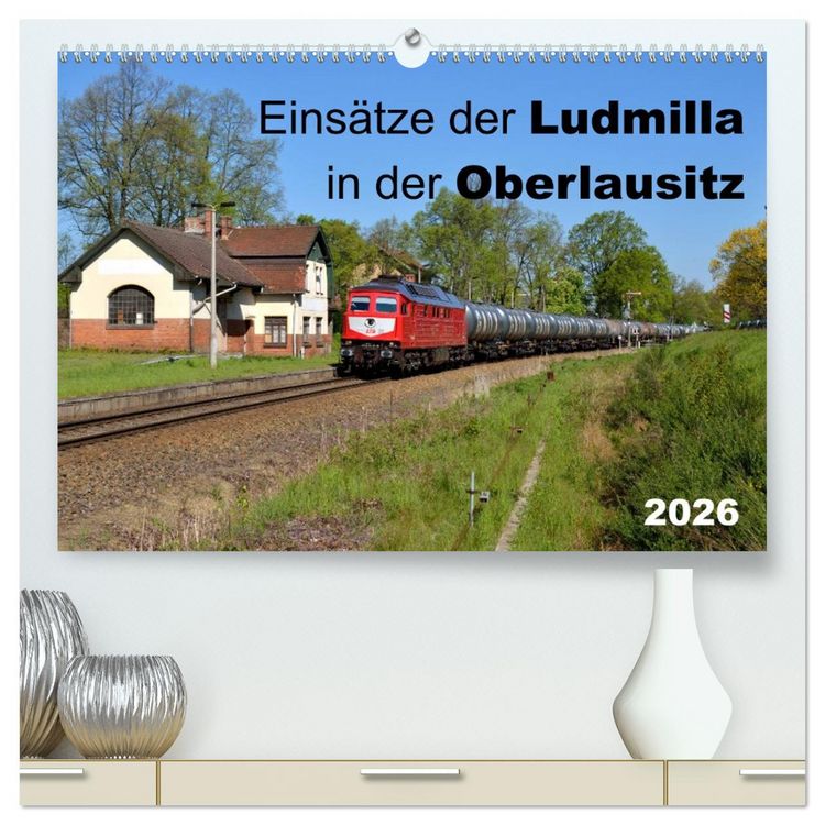 Produktbild: Eins&auml;tze der Ludmilla in der Oberlausitz 2026 (hochwertiger Premium Wandkalender 2026 DIN A2 quer), Kunstdruck in Hochglanz