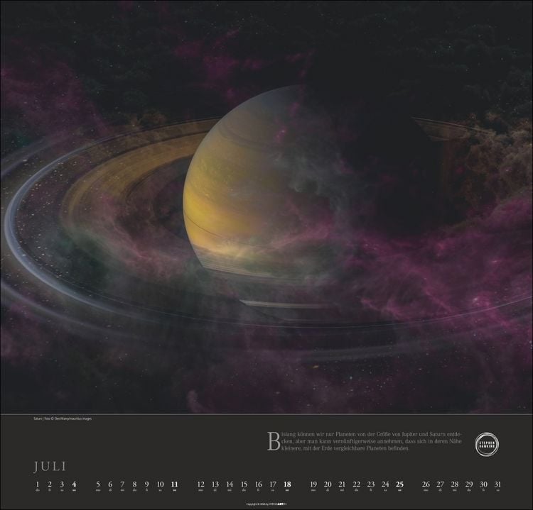 Produktbild: Stephen Hawking Kalender 2027 - Mein Universum