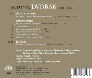 Produktbild: Te Deum/Mass in D major/Biblical Songs