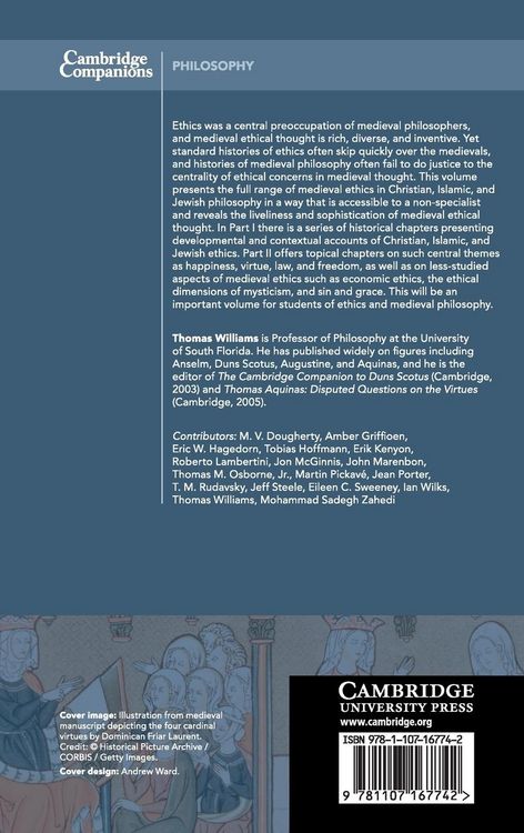 Produktbild: The Cambridge Companion to Medieval Ethics