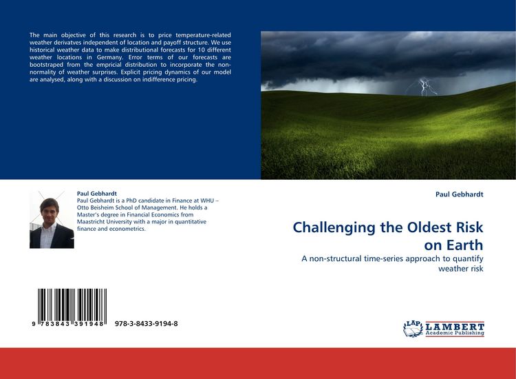 Produktbild: Challenging the Oldest Risk on Earth