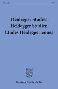 Produktbild: Heidegger Studies - Heidegger Studien - Etudes Heideggeriennes.