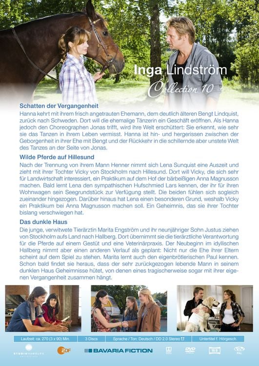 Produktbild: Inga Lindstr&ouml;m Collection 10 [3 DVDs]
