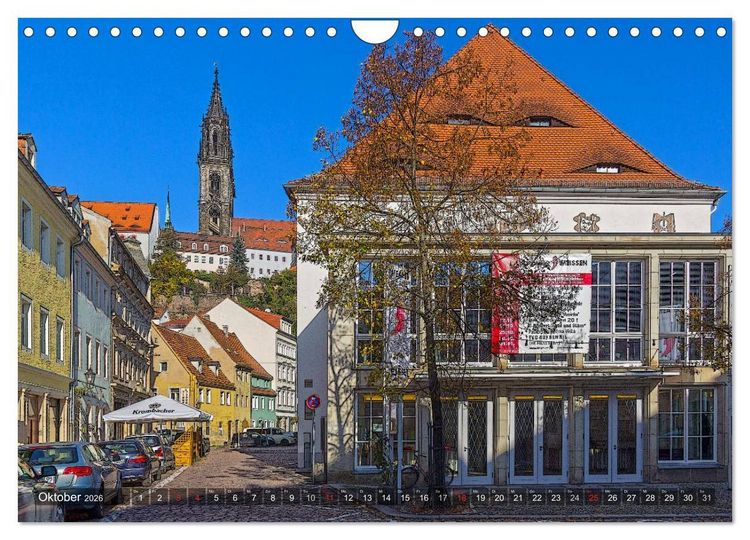 Produktbild: Das Jahr an der Elbe in Mei&szlig;en (Wandkalender 2026 DIN A4 quer), CALVENDO Monatskalender