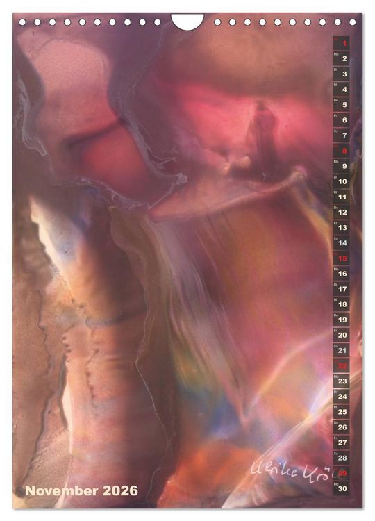 Produktbild: Encaustic-Malerei Kunstkalender 2026 (Wandkalender 2026 DIN A4 hoch), CALVENDO Monatskalender
