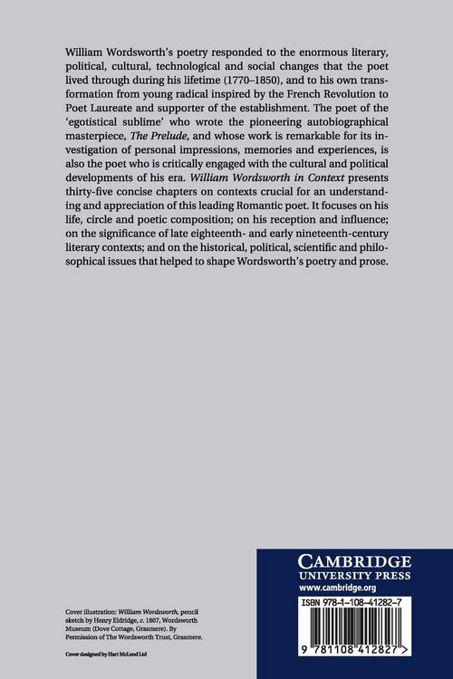 Produktbild: William Wordsworth in Context