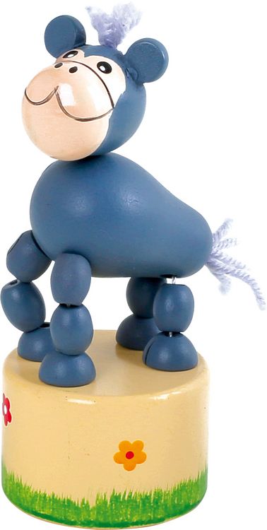 Produktbild: small foot 7924 - Dr&uuml;ckfiguren-Set Afrika-Tiere, 6-teilig, Holz, H&ouml;he: 11cm