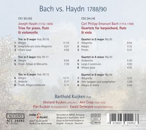 Produktbild: Bach Versus Haydn 1788/90