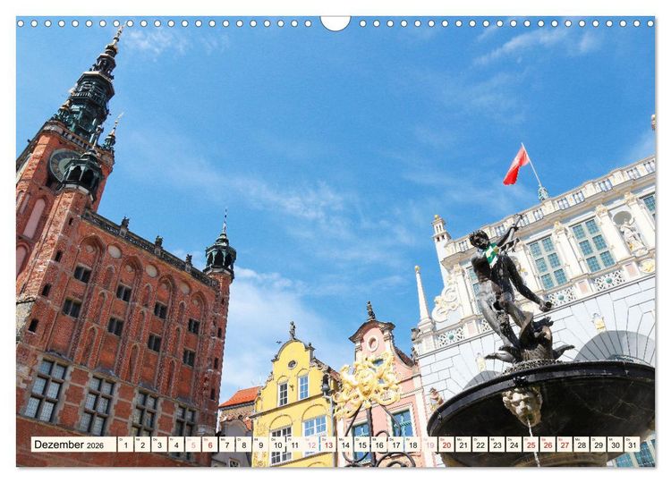 Produktbild: Zoppot und Danzig (Wandkalender 2026 DIN A3 quer), CALVENDO Monatskalender
