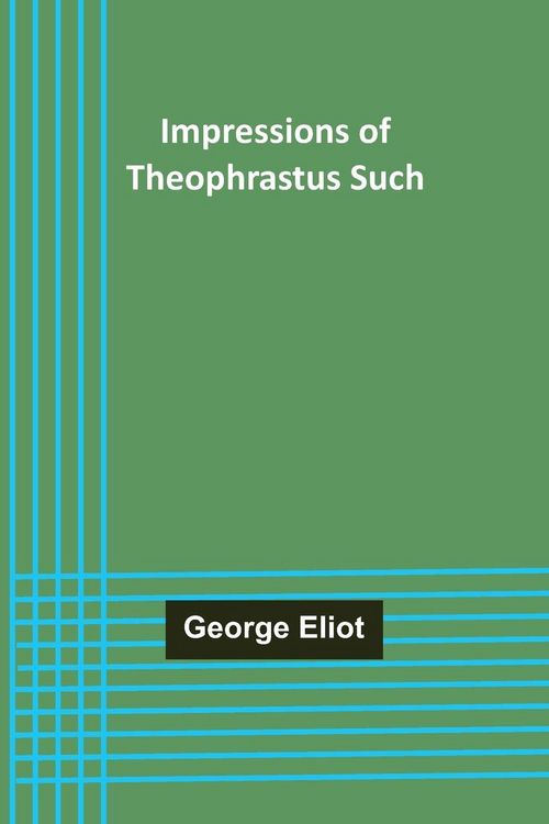Produktbild: Impressions of Theophrastus Such