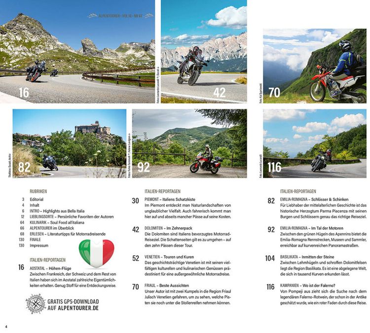 Produktbild: Alpentourer Spezial Italien