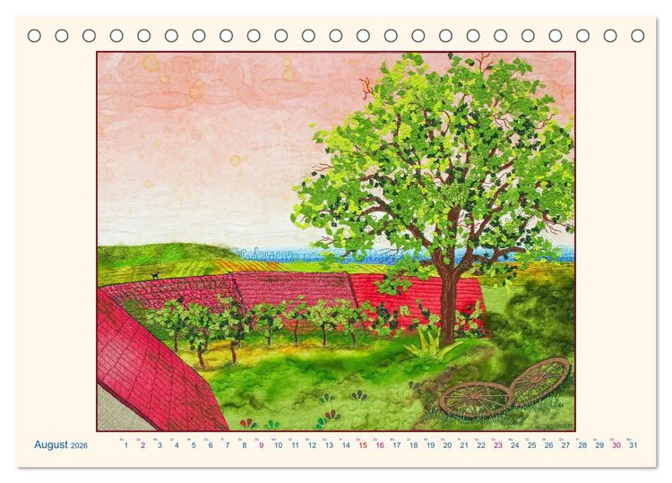 Produktbild: Wagramer Kellergassen (Tischkalender 2026 DIN A5 quer), CALVENDO Monatskalender