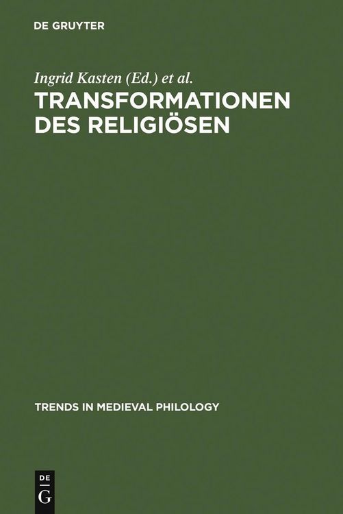 Produktbild: Transformationen des Religi&ouml;sen