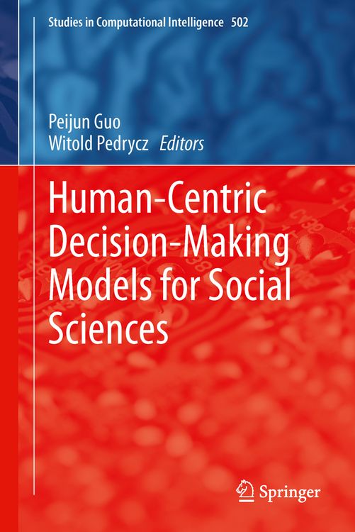 Produktbild: Human-Centric Decision-Making Models for Social Sciences