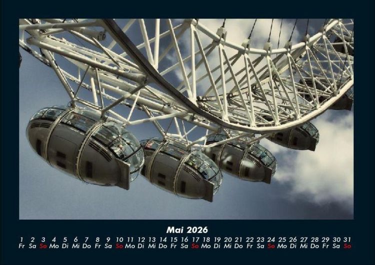 Produktbild: Londons sch&ouml;nste Seiten 2026 Fotokalender DIN A4