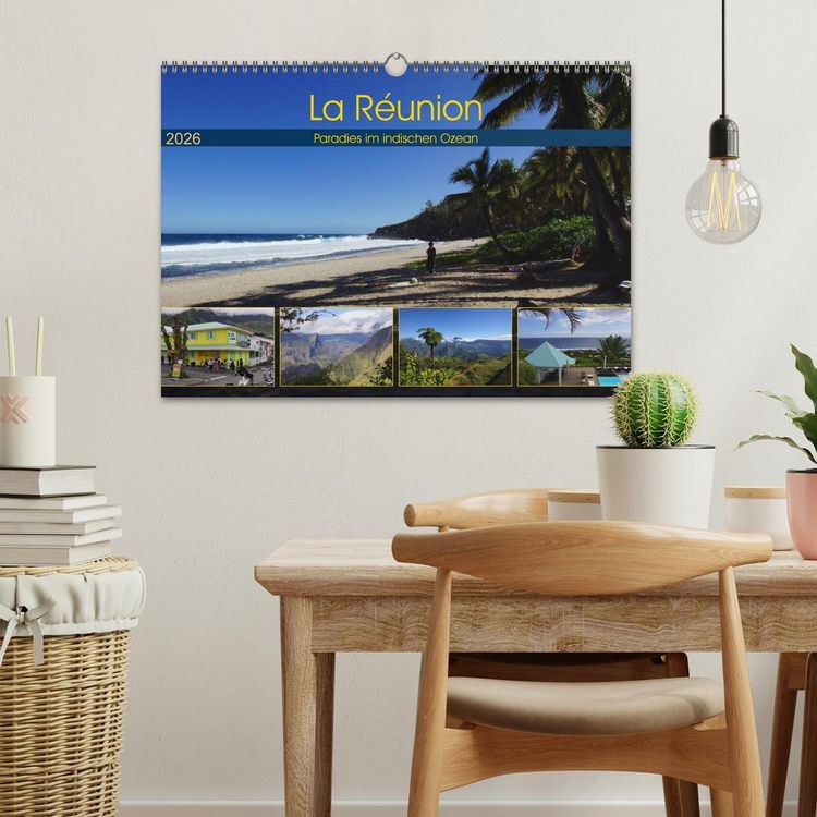 Produktbild: La R&eacute;union - Paradies im indischen Ozean (Wandkalender 2026 DIN A3 quer), CALVENDO Monatskalender