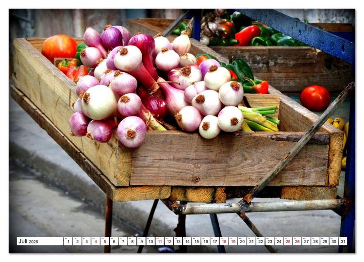 Produktbild: HAVANNA - Beruf Zwiebel-H&auml;ndler (Wandkalender 2026 DIN A4 quer), CALVENDO Monatskalender