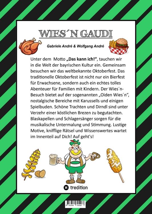 Produktbild: Craftbook - Lustige Wiesn Ausmalmotive - Wissenswertes - Knifflige R&auml;tsel - Tiere - Menschen - Trachten - Dirndl - Kinder - Bayern - M&uuml;nchen