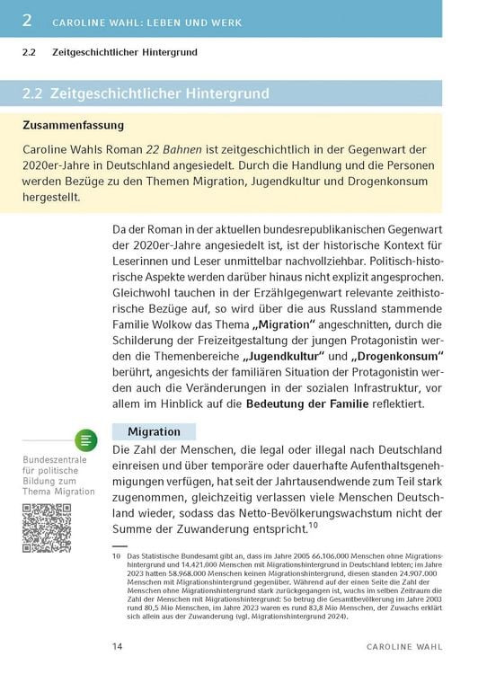 Produktbild: 22 Bahnen von Caroline Wahl