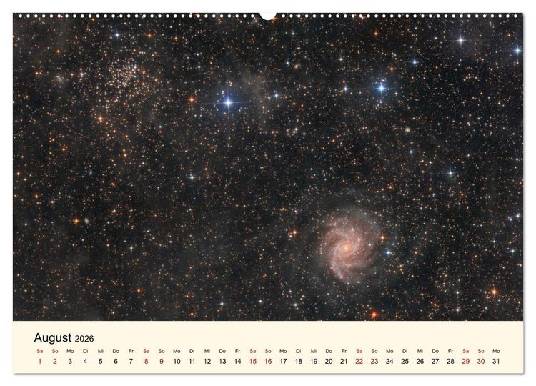 Produktbild: Distant Luminosity: Eine fotografische Reise durch das Universum (Wandkalender 2026 DIN A2 quer), CALVENDO Monatskalender