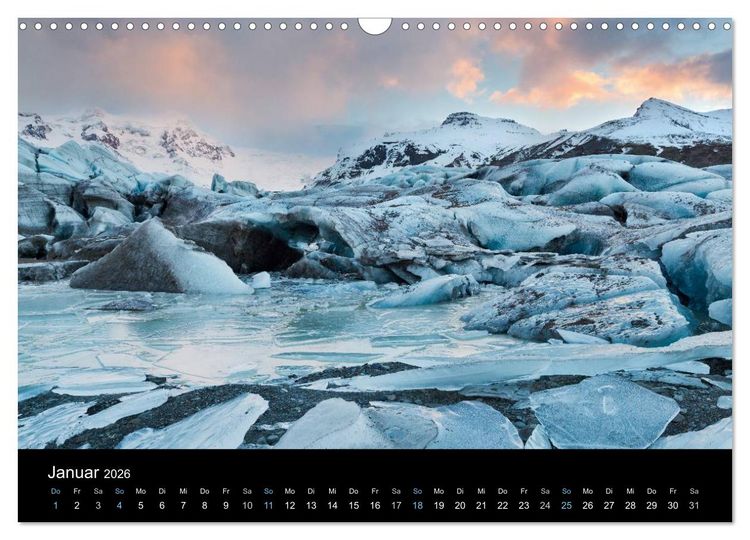 Produktbild: Traumziel Island 2026 (Wandkalender 2026 DIN A3 quer), CALVENDO Monatskalender