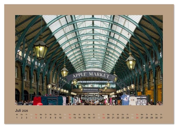 Produktbild: London (Wandkalender 2026 DIN A4 quer), CALVENDO Monatskalender