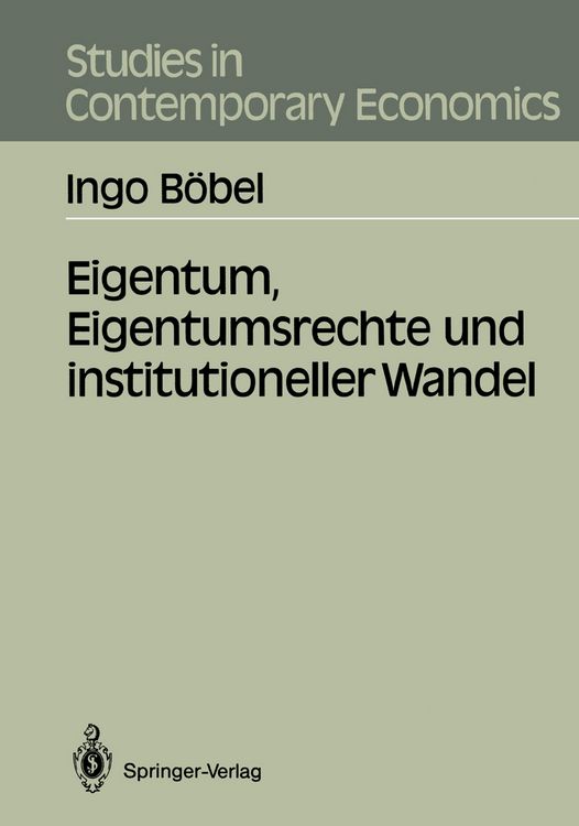 Produktbild: Eigentum, Eigentumsrechte und institutioneller Wandel