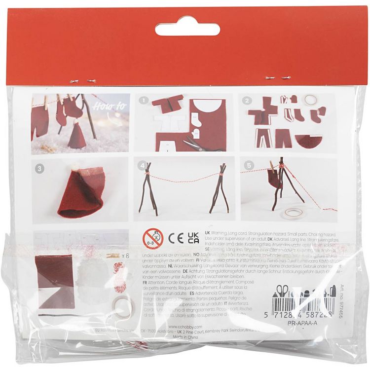 Produktbild: W&auml;sche, Mini-Kreativ-Set f&uuml;r Wichtelt&uuml;re