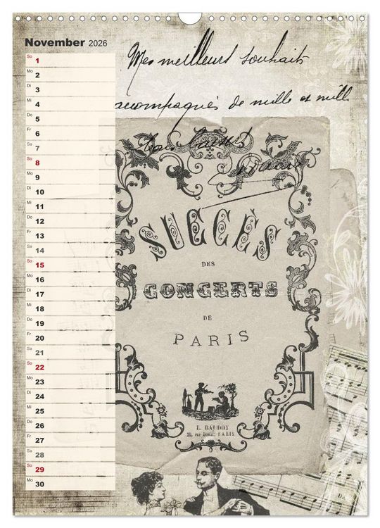 Produktbild: Vintage Welten (Wandkalender 2026 DIN A3 hoch), CALVENDO Monatskalender