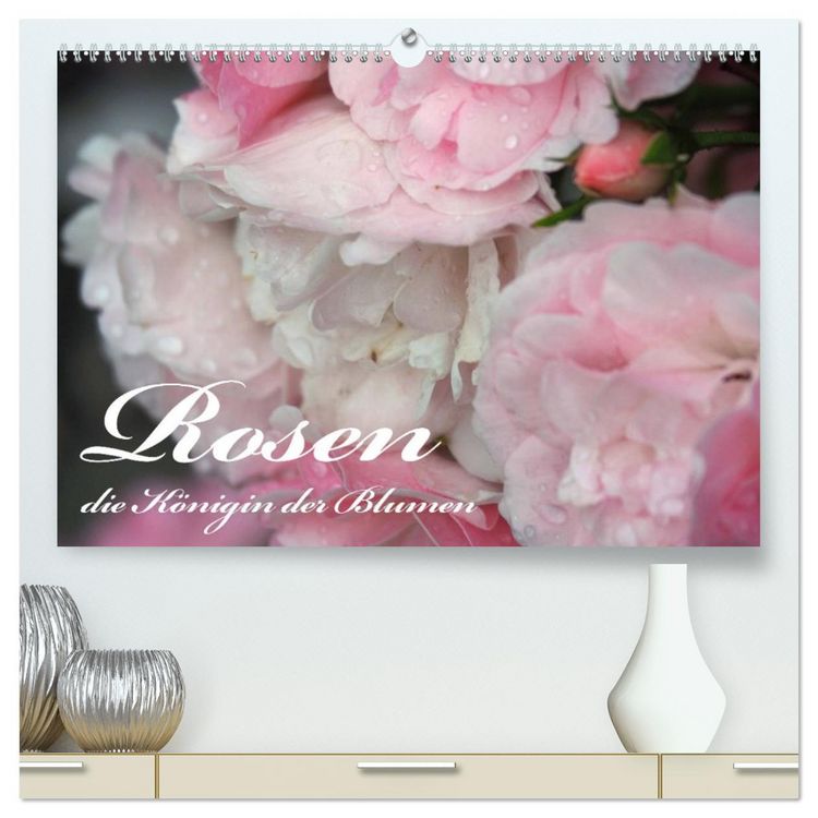 Produktbild: Rosen, die K&ouml;nigin der Blumen (hochwertiger Premium Wandkalender 2026 DIN A2 quer), Kunstdruck in Hochglanz