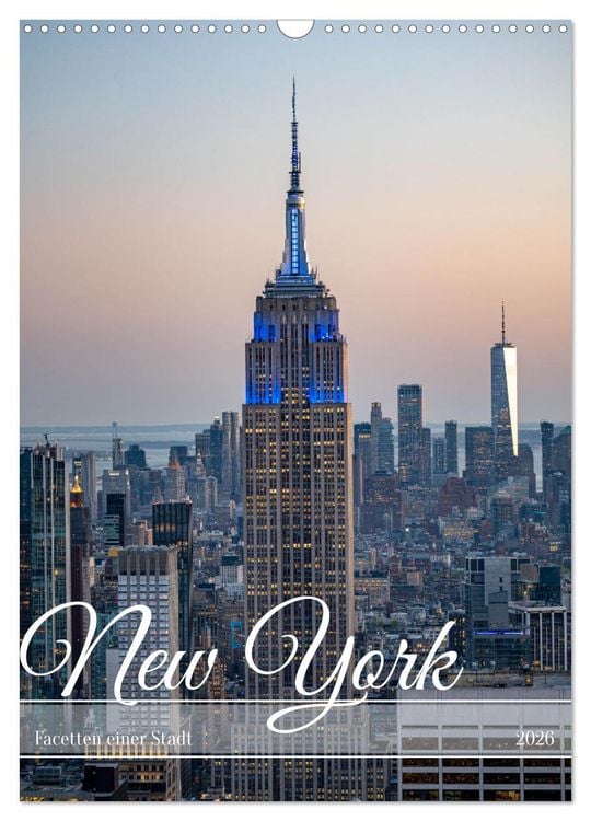 Produktbild: New York, Facetten einer Stadt (Wandkalender 2026 DIN A3 hoch), CALVENDO Monatskalender