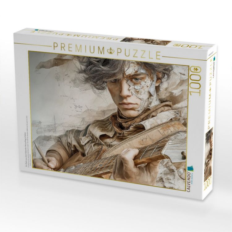 Produktbild: CALVENDO Puzzle Ein Motiv aus dem Kalender Herzschlag in Noten | 1000 Teile Lege-Gr&ouml;&szlig;e 64x48cm Foto-Puzzle f&uuml;r gl&uuml;ckliche Stunden