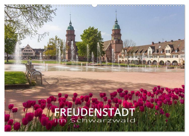 Produktbild: Freudenstadt im Schwarzwald - Wandkalender (Wandkalender 2026 DIN A2 quer), CALVENDO Monatskalender