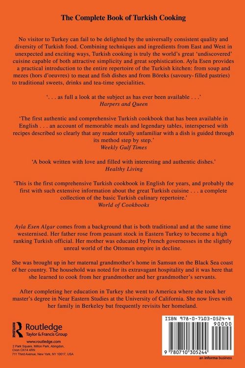 Produktbild: Complete Book Of Turkish Cooking