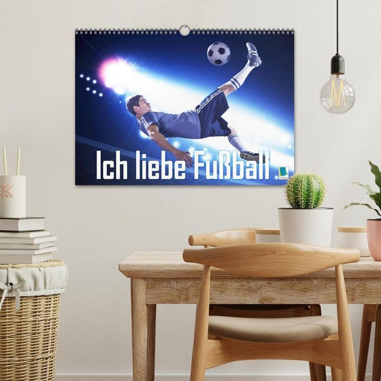 Produktbild: Ich liebe Fu&szlig;ball (Wandkalender 2027 DIN A3 quer), CALVENDO Monatskalender