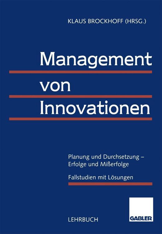 Produktbild: Management von Innovationen