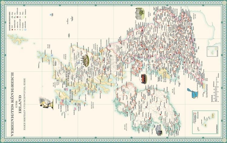 Produktbild: Atlas der imagin&auml;ren Orte