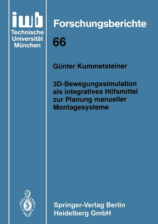 Produktbild: 3D-Bewegungssimulation als integratives Hilfsmittel zur Planung manueller Montagesysteme