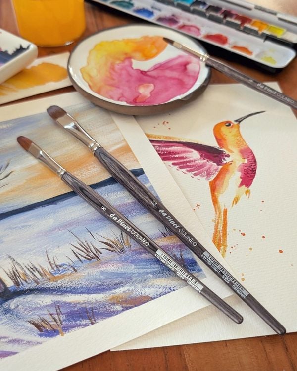 Produktbild: da Vinci Pinsel COLINEO Aquarellpinsel, Pinsel, Gr&ouml;&szlig;e 12