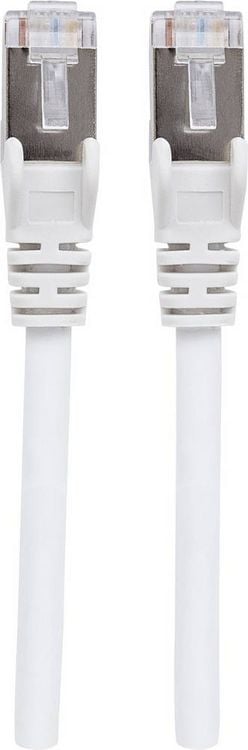 Produktbild: Intellinet 741385 RJ45 Patchkabel CAT 6a (Rohkabel CAT 7) S/FTP 2.00 m Wei&szlig; Halogenfrei 1 St.