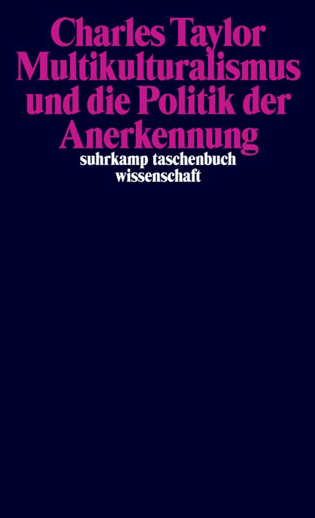 Produktbild: Multikulturalismus und die Politik der Anerkennung