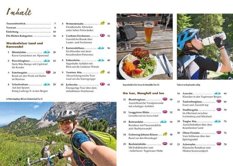 Produktbild: H&uuml;tten und Almen mit dem Mountainbike Bayerische Hausberge