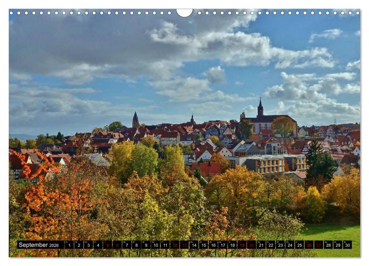 Produktbild: Schwalmstadt - Mittelpunkt des Rotk&auml;ppchenlands (Wandkalender 2026 DIN A3 quer), CALVENDO Monatskalender