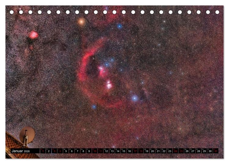 Produktbild: Deepsky Wide (Tischkalender 2026 DIN A5 quer), CALVENDO Monatskalender