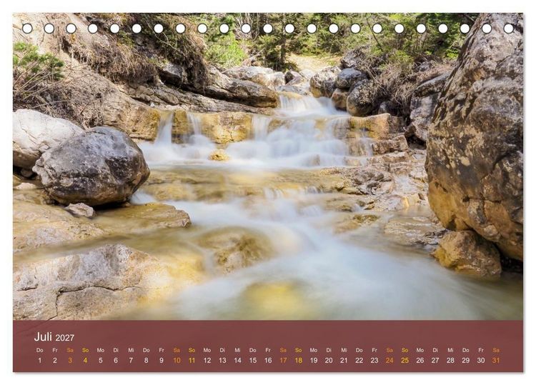 Produktbild: Leutasch - sch&ouml;ne Bergwelt (Tischkalender 2027 DIN A5 quer), CALVENDO Monatskalender