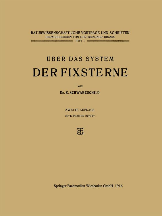Produktbild: &Uuml;ber das System der Fixsterne