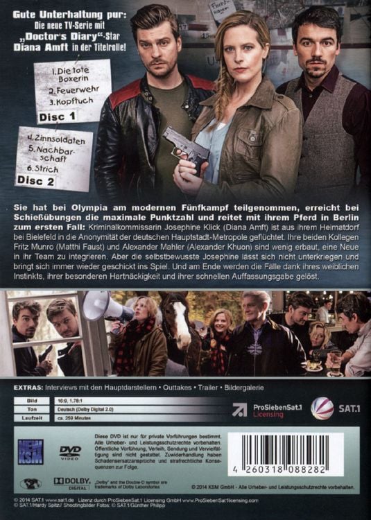 Produktbild: Josephine Klick - Allein unter Cops - Staffel 1 [2 DVDs]