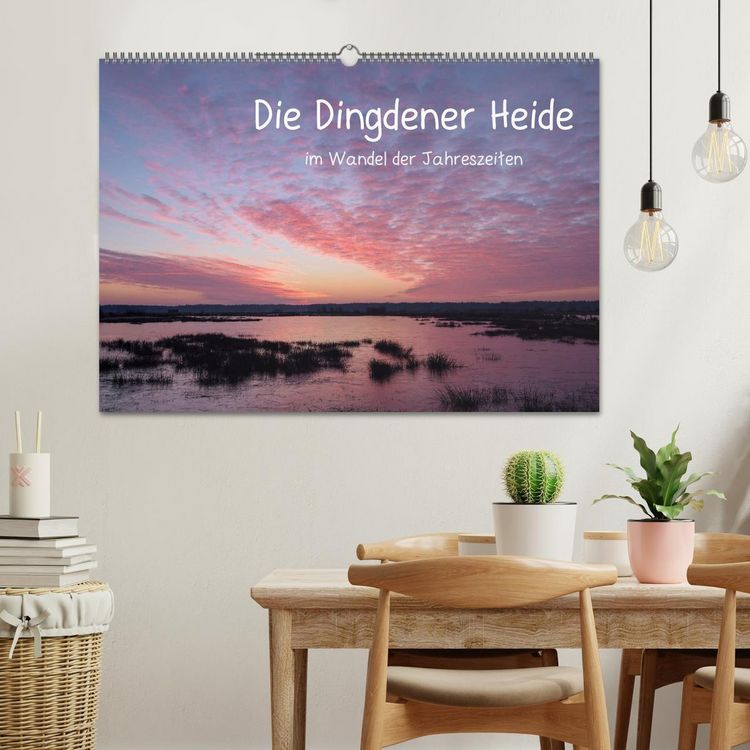Produktbild: Die Dingdener Heide im Wandel der Jahreszeiten (Wandkalender 2026 DIN A2 quer), CALVENDO Monatskalender